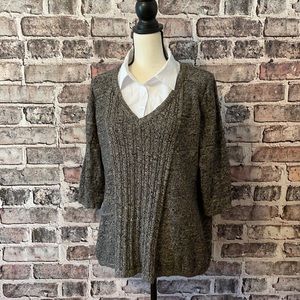Basics collared sweater